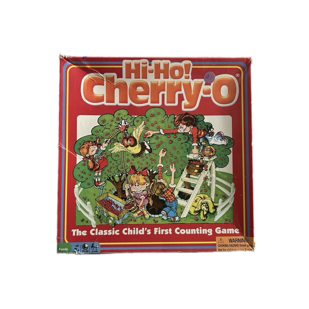 Vintage Hi-Ho Cherry-O Counting‎ Game Math Pre-School Learning 1985